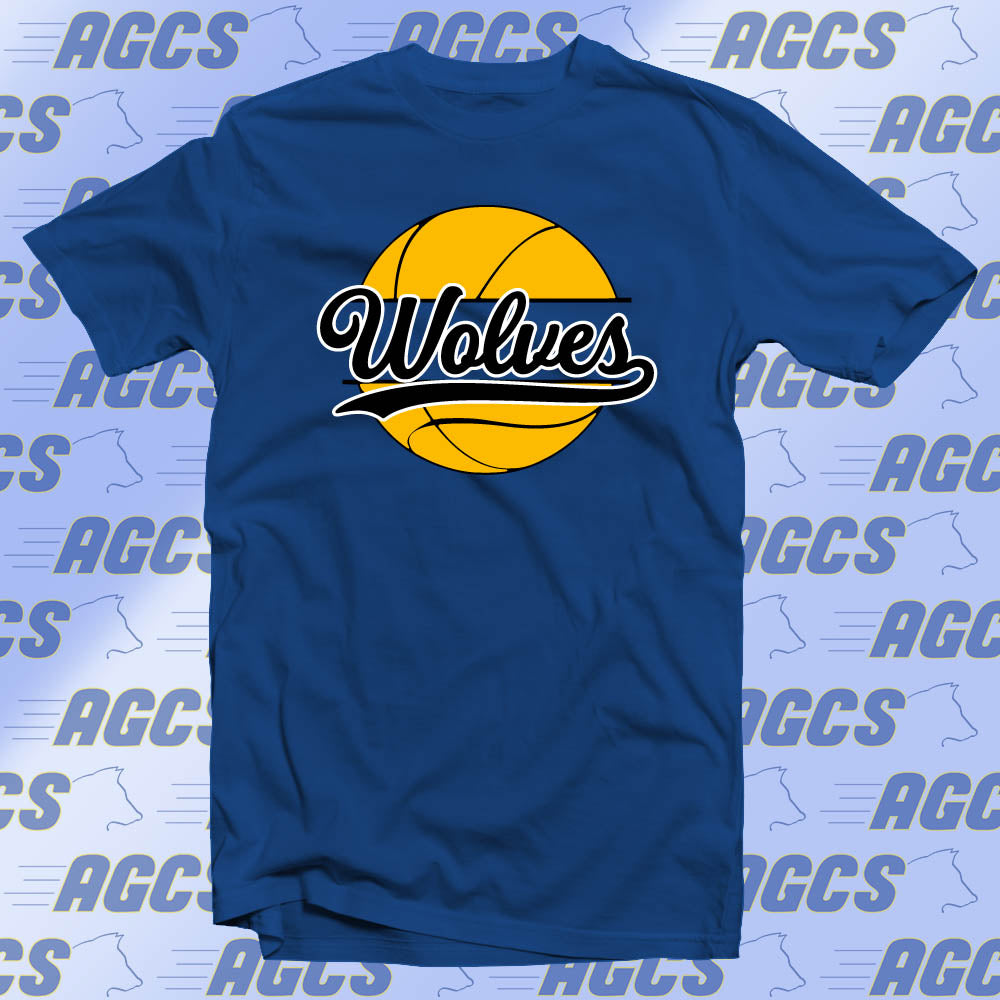 AGCS Wolves Basketball  Performance T-Shirt
